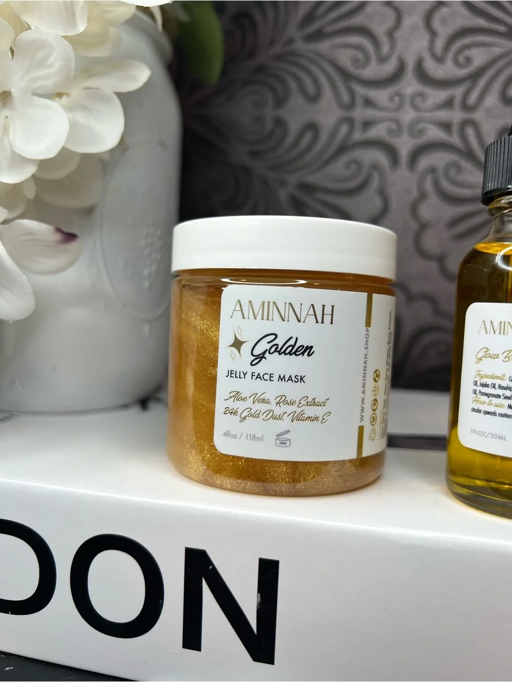 Golden Jelly Face Mask